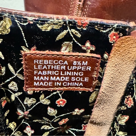 Baci Rebecca Leather Medallion Boots - Picture 12 of 13